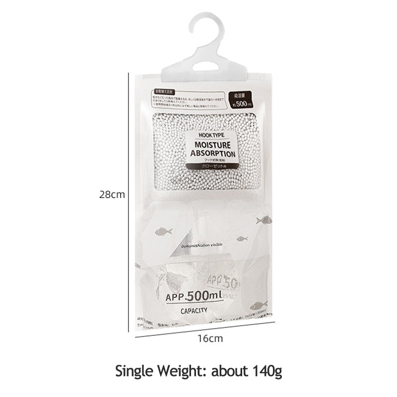 Hanging Dehumidifier Bag for Closet and Wardrobe — alternate view