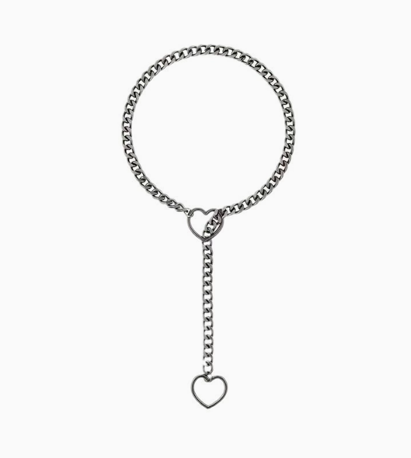 Heart Slip Chain Necklace for Women — alternate view