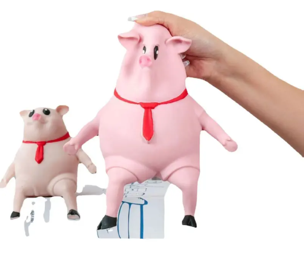 Piggy Squeeze Stress Relief Toy — alternate view