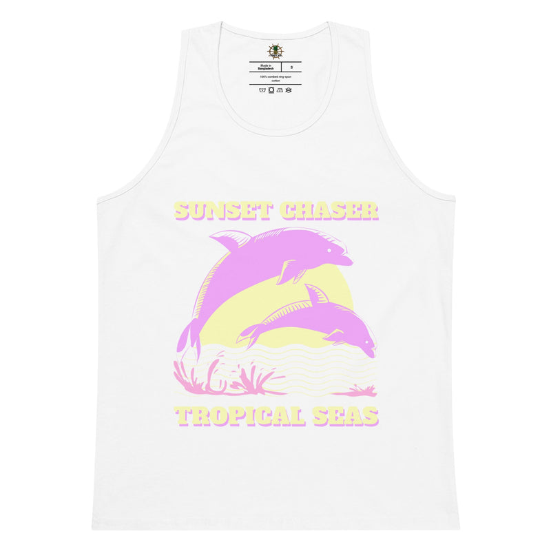 Men’s Premium Sunset Chaser Tank Top — alternate view