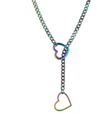 Heart Slip Chain Necklace for Women